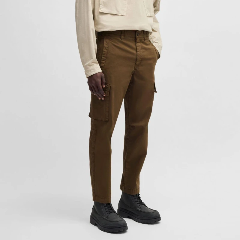 Image of Boss Sisla-8 Cargo Trousers Green male 30R