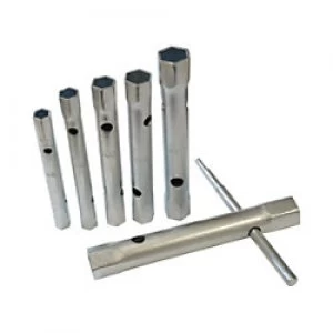 Image of Faithfull FAISPBOXSET6 Spanner Set 6 Point Bright Plated Pack of 6