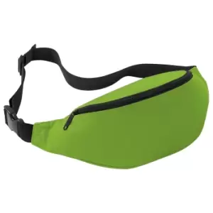 Image of Bagbase Adjustable Belt Bag (2.5 Litres) (Pack of 2) (One Size) (Lime)