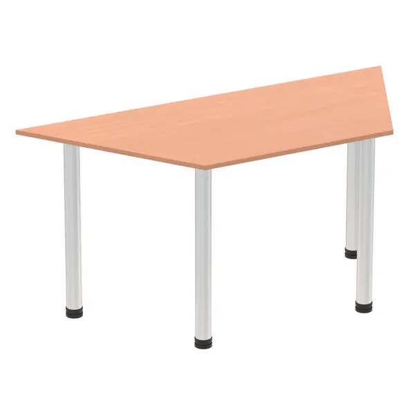 Image of Dynamic Office Solutions Impulse Trapezium Table With Post Leg I003653