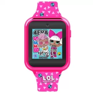 image of Disney LOL Kids Pink Silicon Strap Touch Screen Watch