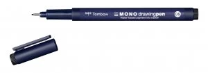 image of Mono Fineliner Drawing Pen Black 05 (0.46mm) PK12