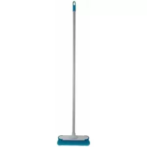 image of 'Brights' Blue Soft Indoor Broom - Blue - Charles Bentley