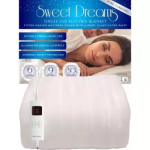 Image of Sweet Dreams Electric Blanket Single Size - Luxury Heated Mattress Cover