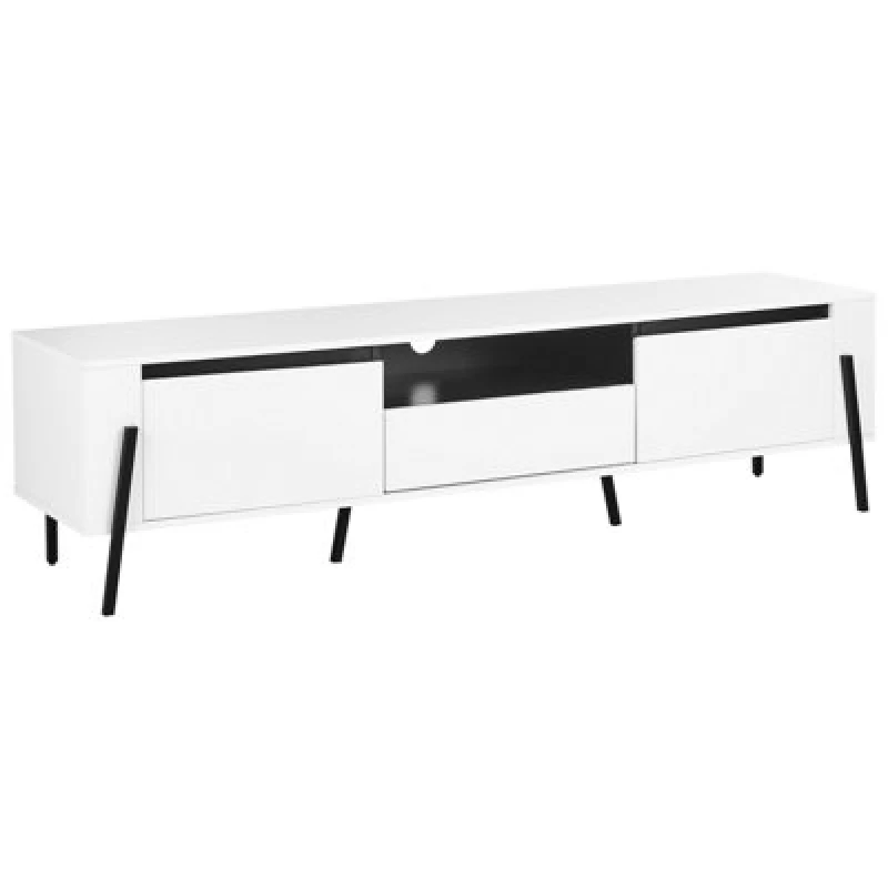 Image of Beliani Modern TV Stand Blackpool White