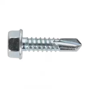 Image of Self Drilling Screw 6.3 X 25MM Hex Head Zinc DIN 7504K Pack of 100
