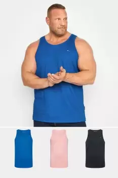 Image of Mens 3 pack vests