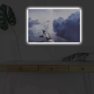 Image of 4570DHDACT-057 Multicolor Decorative LED Lighted Canvas Painting