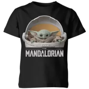 Image of The Mandalorian The Child Kids T-Shirt - Black - 11-12 Years