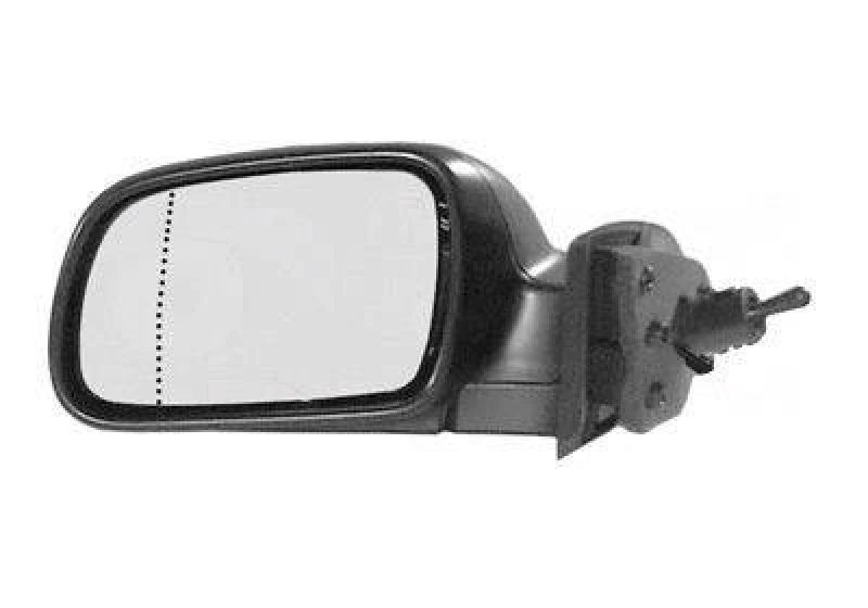 Image of VAN WEZEL 4040813 Wing mirror * HAGUS * Left, Control: cable pull, primed Outside Mirror (50)