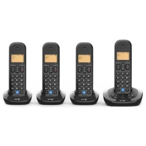 image of BT 3880 Cordless Home Phone with Nuisance Call Blocking and Answering Machine - Quad