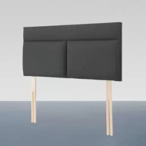 Image of Airsprung 135Cm Double Harptree Linoso Charcoal Headboard