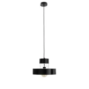 Bossi Wire Dome Pendant Ceiling Light Black, 30cm, 1x E27