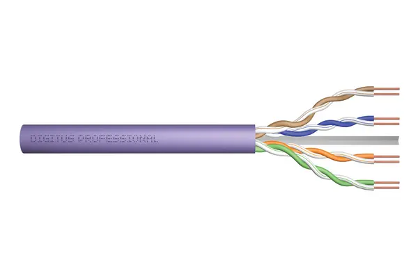 Image of DIGITUS (DK-1613-P-305) CAT 6 U-UTP patch cable, raw, AWG 26/7, LSZH simplex, 305 m, paper box, grey