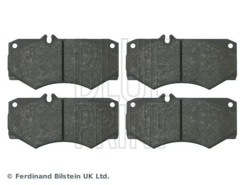 Image of Blue PRINT Brake pad set Blue PRINT ADU174265