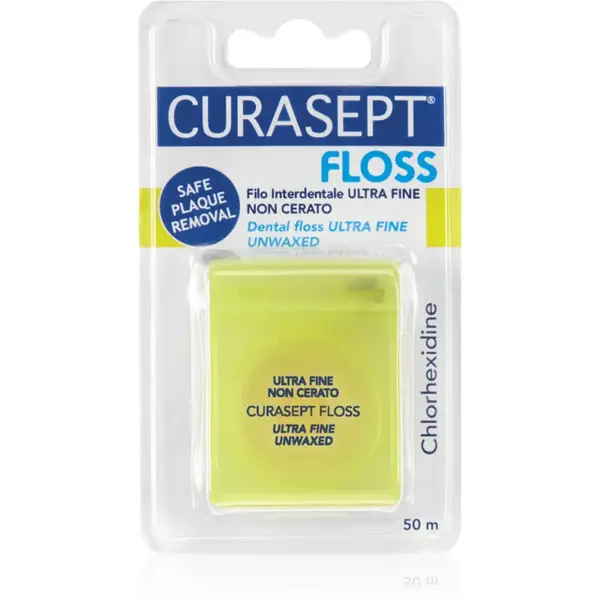 image of Curasept Floss Chlorhexidine Ultra Fine Dental Floss 50m