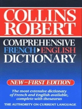 Image of Collins Robert Comprehensive French-English Dictionary Hardback