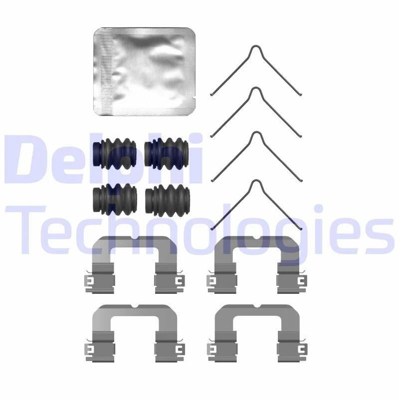 Image of DELPHI Brake pad fitting kit DELPHI LX0757