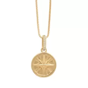 image of Rachel Jackson London Gold Plated Mini North Star Necklace