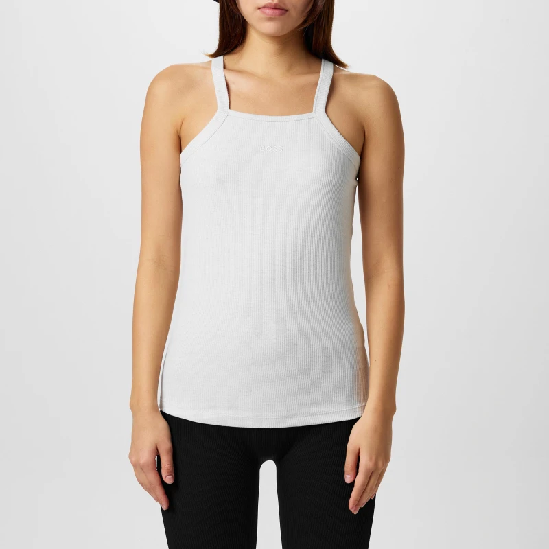 Image of Boss C Egoi Tank Top Short Sleeve Crop Tops XS Grey 34935902310