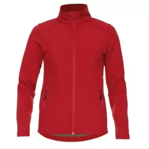 image of Gildan Womens/Ladies Hammer Soft Shell Jacket (4XL) (Red)