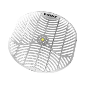 Image of V-Screen Urinal Screen 30 Day Citrus Mango (Pack of 12) V-SCREEN YELLOW