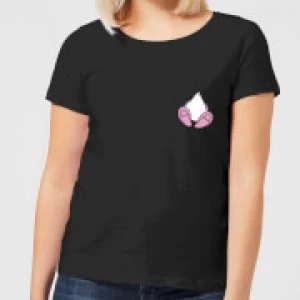Image of Disney Daisy Duck Backside Womens T-Shirt - Black