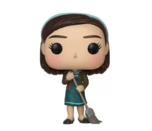 image of Shape of Water Elisa with Broom Pop! Vinyl Figure