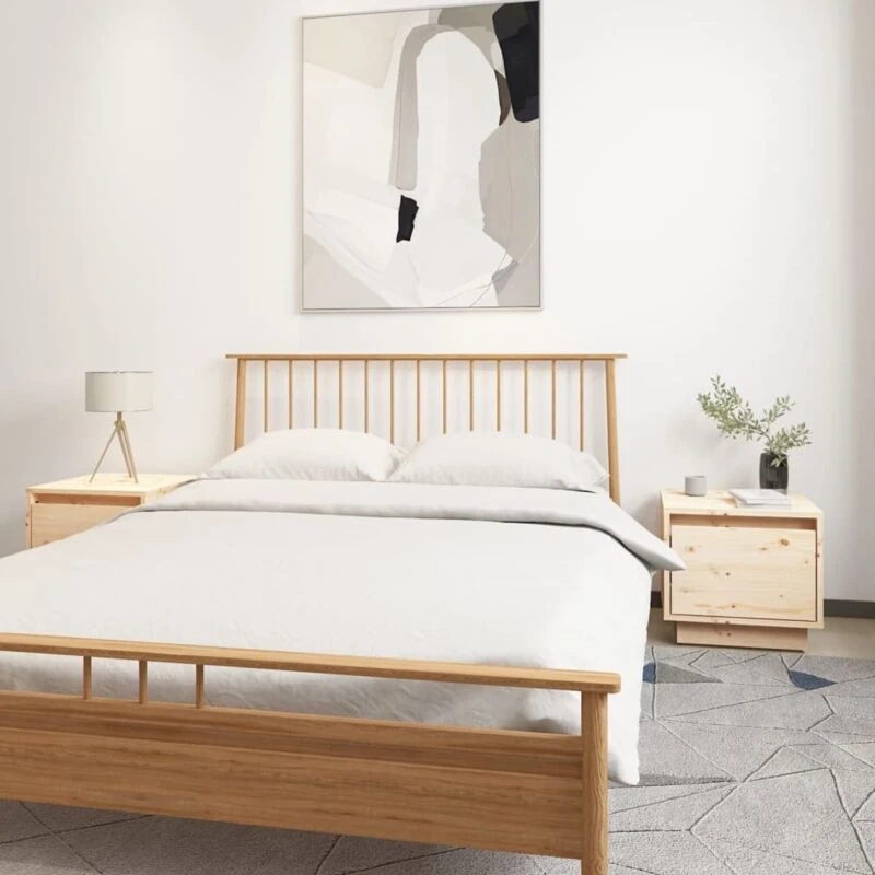 Image of VIDAXL Bedside Cabinets 2 pcs 35x34x32cm Solid Wood Pine Vidaxl 8720286842225