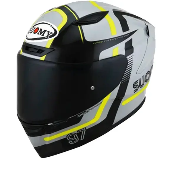 Suomy Track 1 Ninety Seven ECE 22.06 Grey Black Full Face Helmet S