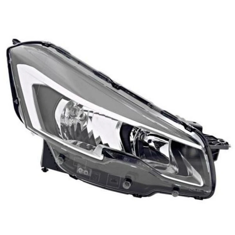 Image of VALEO 045441 Headlights H7, with bulb, Right, with motor for headlamp levelling, LED Headlight (259)