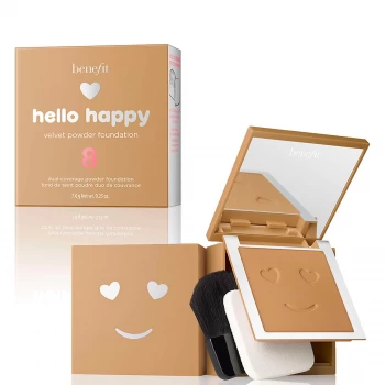 Image of benefit Hello Happy Velvet Powder Foundation (Various Shades) - 4 Shade 08