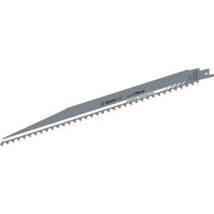 Image of Bosch S1242KHM Speed Carbide Reciprocating Saw Blade for Wood 300mm Pack of 1