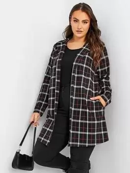 Image of Yours Blazer Jacket - Black, Size 16, Women