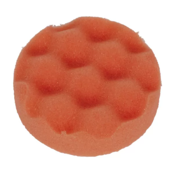 Image of Sealey PTCCHW80O Buff & Polishing Foam Head Hook & Loop Ø80 x 25mm Orange/Firm