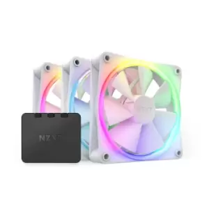 image of NZXT F120 RGB Triple Pack Computer case Fan 12cm White 3 pc(s)