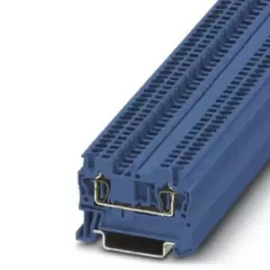 Phoenix Contact Blue ST 1.5 BU Standard Din Rail Terminal, 28 16 AWG, 0.08 1.5mm, 500 V