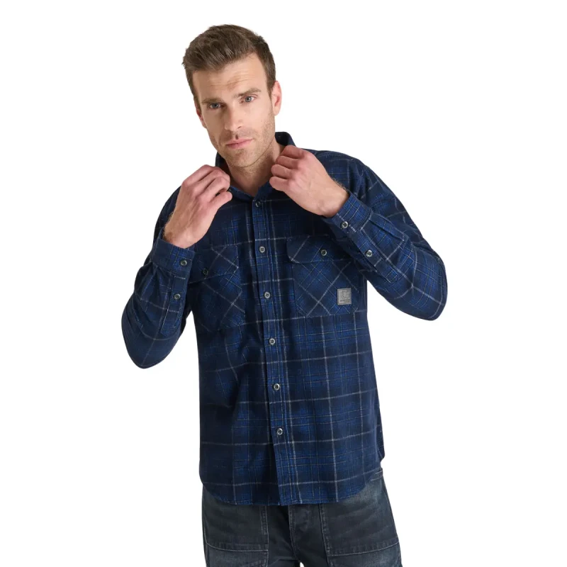 Image of Le Temps des cerises Shirt Le Temps des cerises Tesol Bleu Male S