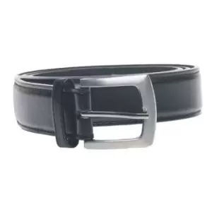 Image of Duke Mens D555 Lewis Kingsize Plain Leather Belt (48) (Black)