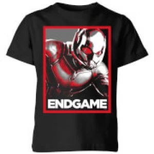 Image of Avengers Endgame Ant-Man Poster Kids T-Shirt - Black - 11-12 Years