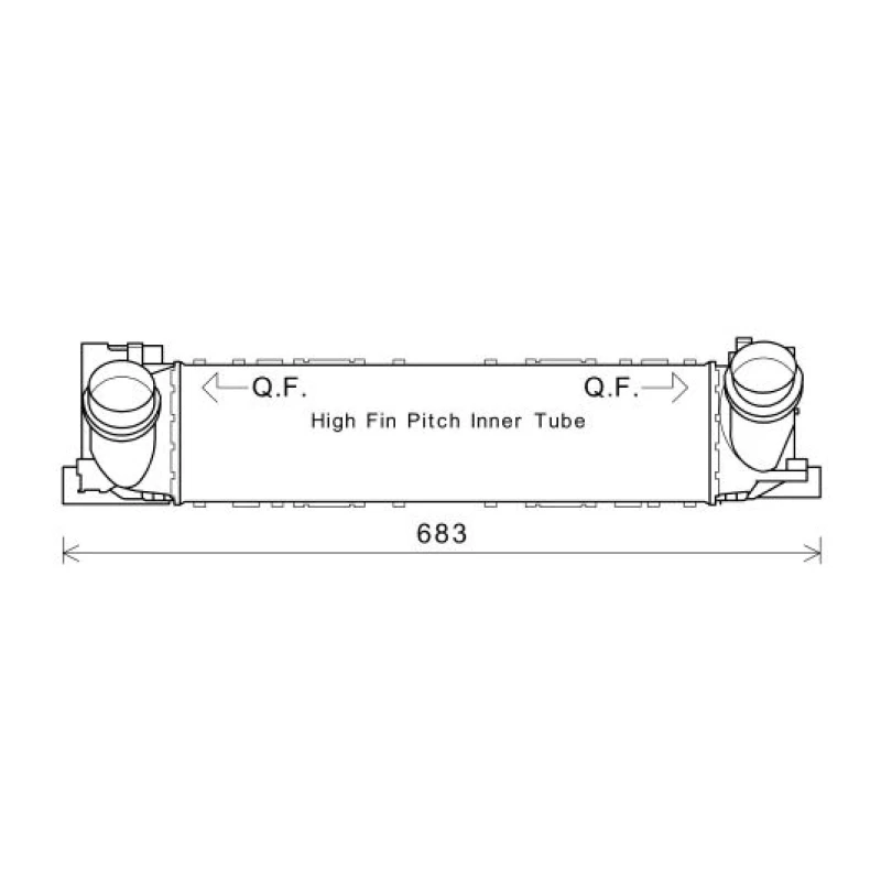 Image of Intercooler DIEDERICHS DCA1136