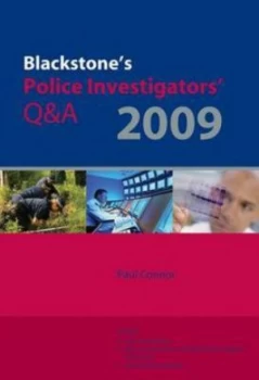 Image of Blackstones Police Investigators Q and A 2009 by Paul Connor Book