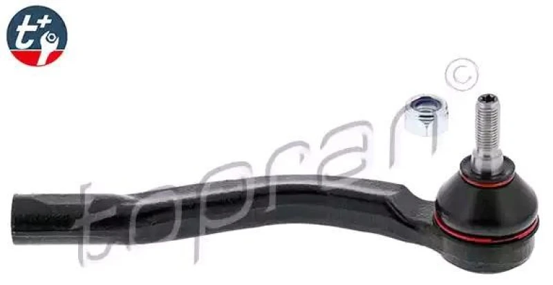 Image of TOPRAN 701 483 Track rod end t+, Front Axle Right, with nut Tie Rod End (914)