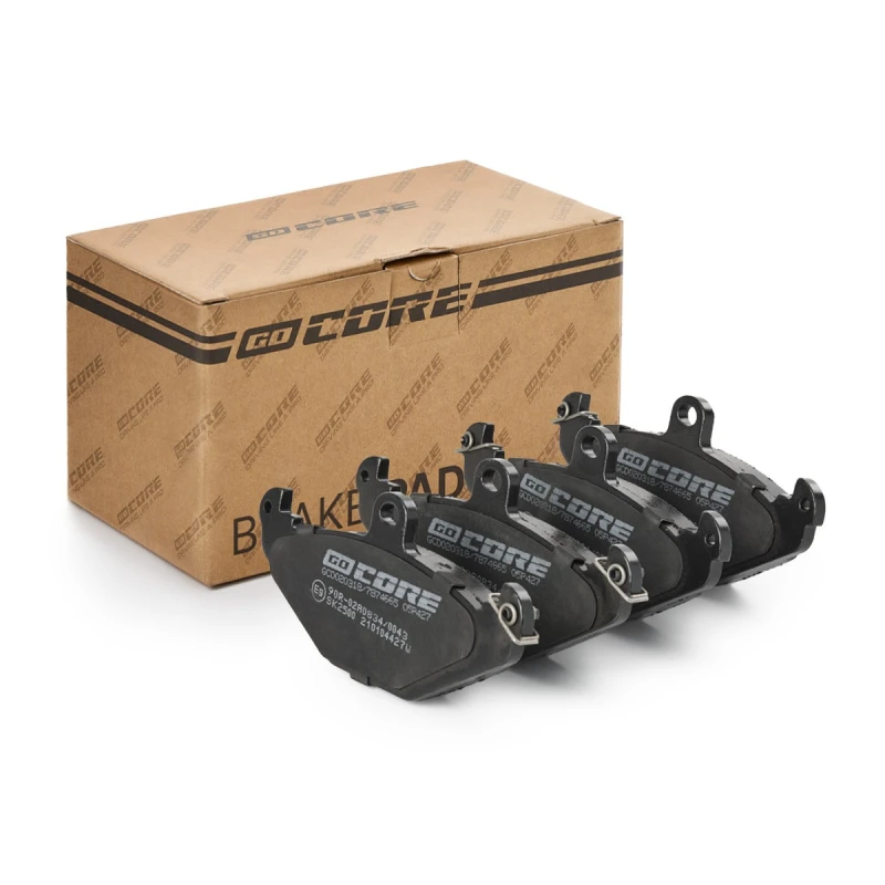 Image of goCORE GCD020318 Brake pad set Rear Axle, not prepared for wear warning indicator Brake Pad Set,disc brake (402)