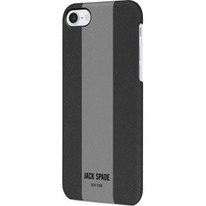 Image of JACK SPADE Snap Case for iPhone 7 Black/Magnet Stripe