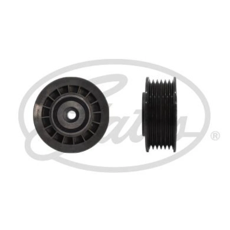 Image of GATES Deflection / guide pulley, V-ribbed belt GATES T38090