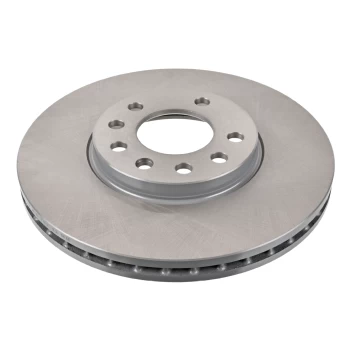 Brake Disc 10748 by Febi Bilstein Front Axle Genuine OE - 1 Single