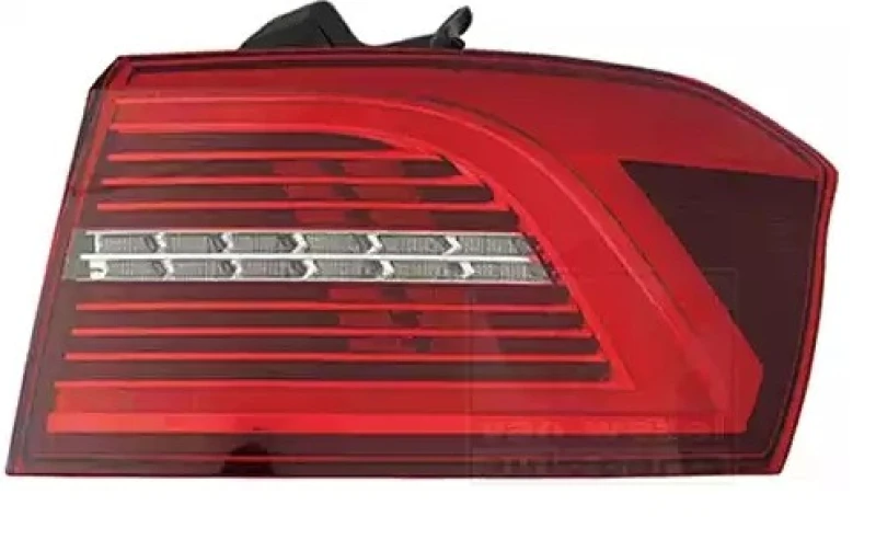 Image of VAN WEZEL 5743926M Rear light Outer section, with bulb holder, Right, LED Combination Rearlight (391)