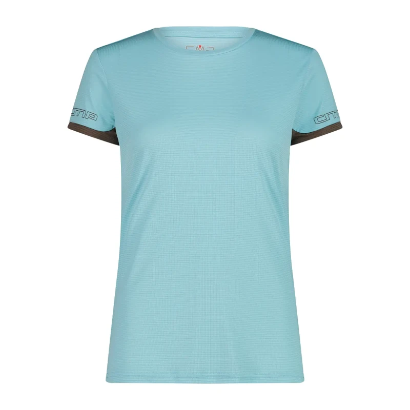 Image of Womens T-Shirt CMP Unlimitech Logo Bleu Female S
