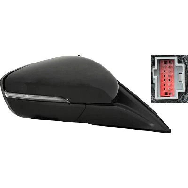 Image of DIEDERICHS 1530024 Wing mirror Right, Complete Mirror, primed Outside Mirror (50)